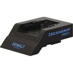 SCANGRIP SMART CONNECTOR , para a bateria DEWALT, conector, SMART CONNECTOR, para a bateria DEWALT, conector. Para a utilização de baterias de 18/20 V nas luzes de trabalho CONNECT. Conector inteligente com sistema de segurança da bateria. Os conectores s