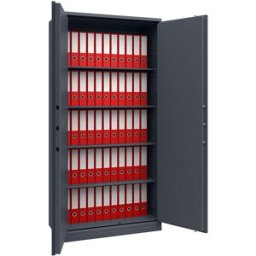 kaiserkraft Armário de segurança LIGHT, construção leve, AxLxP 1950 x 950 x 500 mm, cinzento grafite, Armário de segurança LIGHT, construção leve, AxLxP 1950 x 950 x 500 mm, cinzento grafite. Em versão leve - muito espaço de arrumação. Proteção contra inc