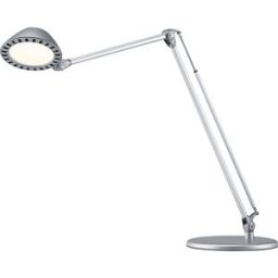 Hansa Candeeiro de mesa LED BLOSSOM , altura 750 mm, prateado, Candeeiro de mesa LED BLOSSOM, altura 750 mm, prateado. 5 níveis de regulação na cabeça do candeeiro com função de memória. Cabeça do candeeiro ajustável de diversas formas para alinhamento id
