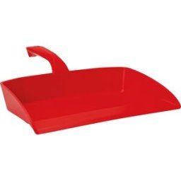 Vikan Pá de lixo , comprimento total 330 mm, embalagem de 10 unid., vermelha, Pá de lixo, comprimento total 330 mm, embalagem de 10 unid., vermelha. Matérias-primas em conformidade com a FDA (CFR 21). Fabricada em conformidade com as mais recentes diretiv