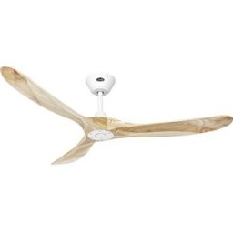 kaiserkraft Ventoinha de teto ECO GENUINO, Ø da pá do rotor 1520 mm, natural/branco mate, Ventoinha de teto ECO GENUINO, Ø da pá do rotor 1520 mm, natural/branco mate. Para espaços de 25 a 35 m², alto rendimento de ar de 9220 m³/h. Muito eficiente em term