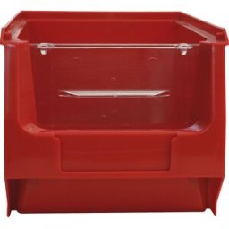 mauser Tampa frontal , para caixa de armazenagem à vista, CxLxA 230 x 150 x 130 mm, UE 10 unid., Tampa frontal, para caixa de armazenagem à vista, CxLxA 230 x 150 x 130 mm, UE 10 unid. Em poliestireno transparente. À exceção do modelo para o tamanho de re