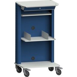 ANKE Carros para portáteis / equipamentos , com compartimento para portátil, placa de apoio adicional, cinzento/azul, Carros para portáteis / equipamentos, com compartimento para portátil, placa de apoio adicional, cinzento/azul. Com suporte para teclado,