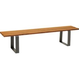 PROCITY Banco RIGA , comprimento total 1800 mm, cinzento antracite, imitação de carvalho claro, Banco RIGA, comprimento total 1800 mm, cinzento antracite, imitação de carvalho claro. Assento e encosto em madeira de conífera. Montado sobre placas de solo.