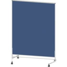 kaiserkraft Parede funcional, móvel, têxtil, de ambos os lados, azul acinzentado, LxA 1200 x 1500 mm, Parede funcional, móvel, têxtil, de ambos os lados, azul acinzentado, LxA 1200 x 1500 mm. Ideais para apresentações ou pendurar informações, fotos, docum