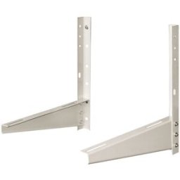 kaiserkraft Suporte de parede para ares condicionados Split, unidade exterior, 2 suportes, branco, Suporte de parede para ares condicionados Split, unidade exterior, 2 suportes, branco. Para montar a unidade exterior de um ar condicionado Split numa pared