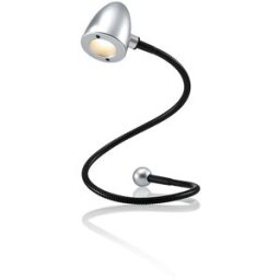Hansa Candeeiro LED USB SNAKE , altura 350 mm, prateado, Candeeiro LED USB SNAKE, altura 350 mm, prateado. Pequeno e compacto. O candeeiro LED USB SNAKE em ABS e metal é um candeeiro inteligente para a ligação ao computador portátil ou PC. Também pode ser