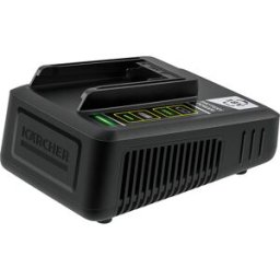 Kärcher Carregador rápido , para bateria de 18 V, com suporte de fixação à parede, Carregador rápido, para bateria de 18 V, com suporte de fixação à parede. O carregador rápido pode ser facilmente fixado à parede graças ao suporte de fixação à parede inte
