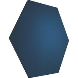 Chameleon Quadro de pinos com design hexagonal , cortiça, LxA 600 x 600 mm, azul escuro, Quadro de pinos com design hexagonal, cortiça, LxA 600 x 600 mm, azul escuro. Robustos, duradouros, resistentes e fáceis de limpar. Insonorizantes para melhorar a acú