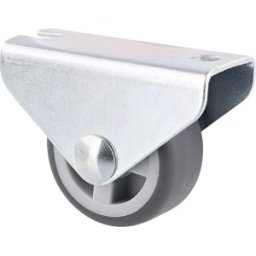 Wagner Roda fixa para móveis , largura da roda 14 mm, embalagem de 10 unid., Ø 30 mm, capacidade de carga 45 kg, Roda fixa para móveis, largura da roda 14 mm, embalagem de 10 unid., Ø 30 mm, capacidade de carga 45 kg. Capacidade de carga 45 kg. Superfície