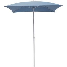 kaiserkraft Guarda-sol, quadrado, CxL 1600 x 1600 mm, armação branca, azul-celeste, Guarda-sol, quadrado, CxL 1600 x 1600 mm, armação branca, azul-celeste. Design fantástico. Capa de 4 peças. Fator de proteção solar FPS 40. Guarda-sol quadrado com element