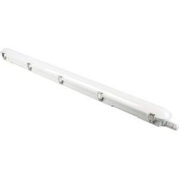kaiserkraft Luminária LED para locais húmidos, 2 lâmpadas, CxLxA 1510 x 82 x 75 mm, 6500 K, Luminária LED para locais húmidos, 2 lâmpadas, CxLxA 1510 x 82 x 75 mm, 6500 K. Luminária com controlador LED integrado (certificação ENEC). Corpo e estrutura em p