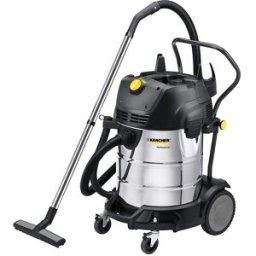 Kärcher Aspirador a seco e a molhado , NT 75/2 Tact² Me 2760 W, capacidade 75 l, com chassi rolante, Aspirador a seco e a molhado, NT 75/2 Tact² Me 2760 W, capacidade 75 l, com chassi rolante. Varão de empurrar regulável e rodas grandes. Arrumação intelig