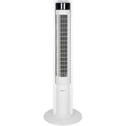kaiserkraft Ventoinha de coluna Eco Tower, 12 níveis de rotação, branco, Ventoinha de coluna Eco Tower, 12 níveis de rotação, branco. Design compacto: ideal para utilizar em casa ou no escritório. Controlo prático: oscilação, 12 níveis de velocidade. Tecn