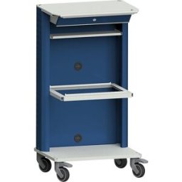 ANKE Carros para portáteis / equipamentos , com compartimento para portátil, arquivo suspenso, cinzento/azul, Carros para portáteis / equipamentos, com compartimento para portátil, arquivo suspenso, cinzento/azul. Com suporte para teclado, compartimento p