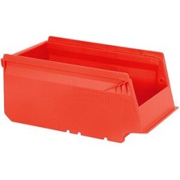 kaiserkraft Caixa para estante, em PP reciclado, CxLxA 170 x 105 x 75 mm, vermelho, embalagem de 20 unid., Caixa para estante, em PP reciclado, CxLxA 170 x 105 x 75 mm, vermelho, embalagem de 20 unid. Ecológicas. Ideais para armazenar peças pequenas. Gran