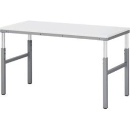 RAU Sistema do local de trabalho, regulável manualmente em altura de 650 - 1000 mm , mesa base, LxP 1500 x 700 mm, Sistema do local de trabalho, regulável manualmente em altura de 650 - 1000 mm, mesa base, LxP 1500 x 700 mm. De série com regulação manual