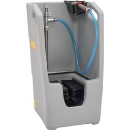 CEMO Dispositivo em PE para limpeza de botas PREMIUM , com cuba coletora, CxLxA 530 x 490 x 880 mm, Dispositivo em PE para limpeza de botas PREMIUM, com cuba coletora, CxLxA 530 x 490 x 880 mm. Em polietileno de elevada qualidade que não envelhece. Equipa