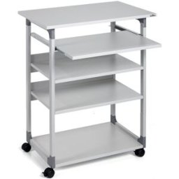 DURABLE Trolley informático , versão para posição em pé, cinzento claro, Trolley informático, versão para posição em pé, cinzento claro. Elevada funcionalidade. Utilizável numa posição sentada ou em pé. Rodas reguláveis em altura para o transporte fácil.