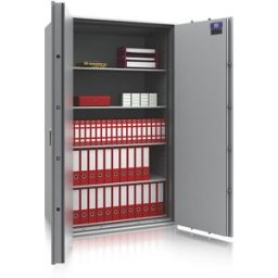 kaiserkraft Armário de segurança protegido contra incêndios, VDS classe I, VDMA B, grau S2 segundo a EN 14450, S 60 P, AxLxP 1884 x 1128 x 696 mm, Armário de segurança protegido contra incêndios, VDS classe I, VDMA B, grau S2 segundo a EN 14450, S 60 P, A