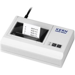 KERN Impressora matricial , para balanças, AxLxP 40 x 106 x 158 mm, Impressora matricial, para balanças, AxLxP 40 x 106 x 158 mm. Para imprimir os valores de pesagem em papel normal, adequado para o arquivamento a longo prazo. Impressão por agulhas, largu