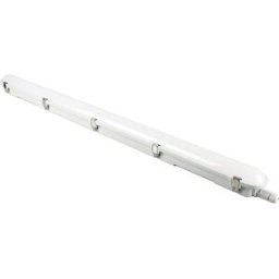 kaiserkraft Luminária LED para locais húmidos, 2 lâmpadas, CxLxA 610 x 82 x 75 mm, 4000 K, Luminária LED para locais húmidos, 2 lâmpadas, CxLxA 610 x 82 x 75 mm, 4000 K. Luminária com controlador LED integrado (certificação ENEC). Corpo e estrutura em pol