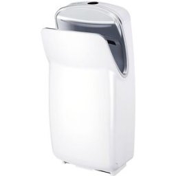 AIR-WOLF Secador de mãos com sensor infravermelhos , com sensor de infravermelhos, branco, Secador de mãos com sensor infravermelhos, com sensor de infravermelhos, branco. Duração de secagem das mãos com ajuste padrão aprox. 10 segundos. Adequado para tod