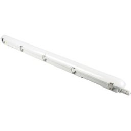 kaiserkraft Luminária LED para locais húmidos, 2 lâmpadas, CxLxA 1210 x 82 x 75 mm, 6500 K, Luminária LED para locais húmidos, 2 lâmpadas, CxLxA 1210 x 82 x 75 mm, 6500 K. Luminária com controlador LED integrado (certificação ENEC). Corpo e estrutura em p