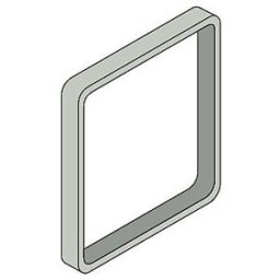 kaiserkraft Moldura decorativa MAXI™, embalagem de 3 unid., para placa para porta, AxL 153 x 153 mm, cinzento claro, Moldura decorativa MAXI™, embalagem de 3 unid., para placa para porta, AxL 153 x 153 mm, cinzento claro. Aspeto intemporal. Valorização vi