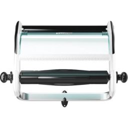 TORK Suporte para rolos de papel de limpeza , suporte de parede com aresta de corte, turquesa / branco, Suporte para rolos de papel de limpeza, suporte de parede com aresta de corte, turquesa / branco. Rebordo de corte reforçado a fibra de vidro. Cobertur