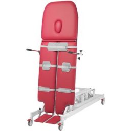 Marquesa de bipedestación bariátrica RAFFAELLO: três corpos, com altura e inclinação realizada mediante dois motores elétricos (portarrolos incluído)