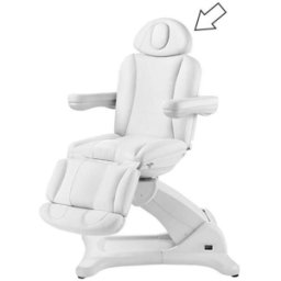 Almofada reposacabezas cinza para a Marquesa elétrica de dois corpos Kinefis Quality Perimetral