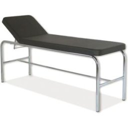 Marquesa fixa de exploração e reconhecimento Kinefis Easy: Dois corpos, com estrutura de aço cromado, fabricação nacional e estofado antibacteriano em skay Valência Premium (medidas: 180 x 55 x 70 cm)