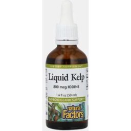 NATURAL FACTORS ALGA MARINHA LIQUIDA (LIQUID KELP) 50ml