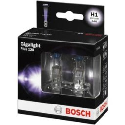 Lâmpada de halogéneo BOSCH H1 Gigalight Plus 120% 12V/ 55W, 2 peça