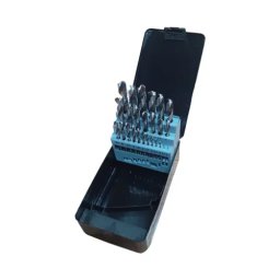 Jogo de Brocas Helicoidais HSS TOOLHUB 4341 25 Peças