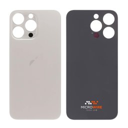 Tampa Traseira iPhone 16 Pro Max Titânio Dourado