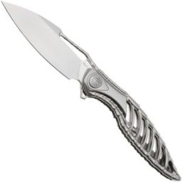 Rike Knife Thor6-M-P Bead Blasted Böhler M390, Titanium, navalha