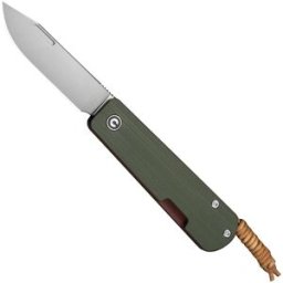 Civivi Slippy Sendy C24075B-1, Satin Nitro-V, OD Green G10 navalha, Ben Petersen design