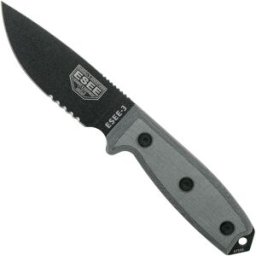 ESEE Knives ESEE Model 3 serrated, grey handle 3S com bainha + clipe
