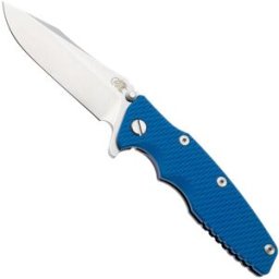 Rick Hinderer Knives Rick Hinderer Eklipse 3.5" Spearpoint Stonewashed Blue S45VN, Titanium Blue G10, navalha