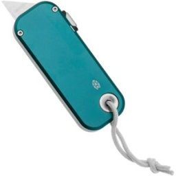 The James Brand The Palmer, Emerald Aluminum, White Lanyard KN121249-00 faca utilitária