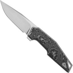 WE Knife OAO One And Only WE23001-1, Satin CPM 20 CV, Gray Titanium Aluminium Foil Carbon Fiber, navalha