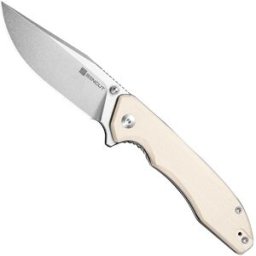 Sencut Sylor S25056-2, Stonewashed D2, Ivory G10 navalha