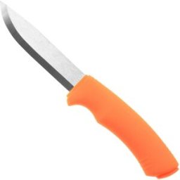 Morakniv Bushcraft Stainless 12492 Stonewashed Sandvik 12C27, Hi-Vis Orange Polymer, faca de bushcraft