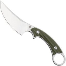 QSP Knife Viper QS166-B1 Stonewashed 10Cr15MoV, Green G10, faca fixa