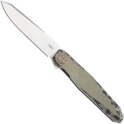 CRKT Facet K254TM390 Satin M390, Viral Titanium, navalha, Ken Onion design