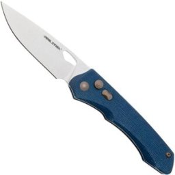 Real Steel Knives Real Steel Griffin Pro 7131DM Stonewashed 14C28N, Denim Micarta, navalha, Carson Huang design