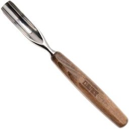Narex PROFI Bent Carving Chisel Profile 9, 827616, goiva em U curvada, 16 mm