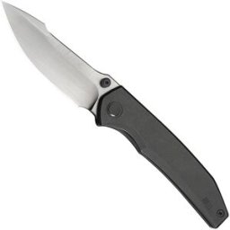 WE Knife Ryson WE24086-2 Hand Satin Böhler M390, Gray Titanium, navalha, Raven The Pirate design